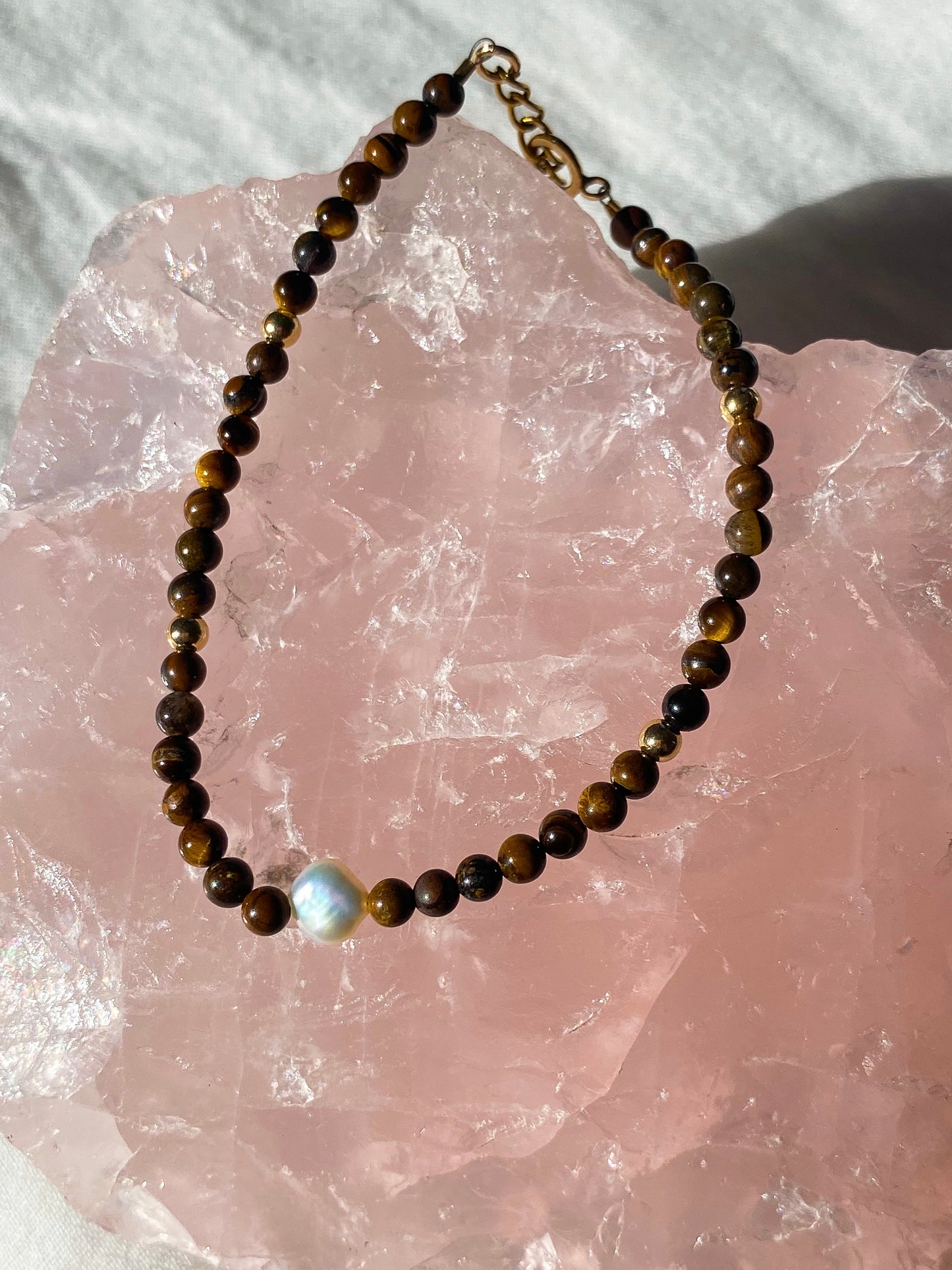 Gold tigers eye bracelet