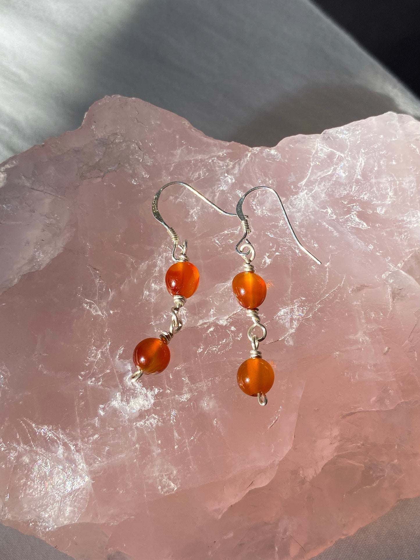 Silver Carnilan earrings