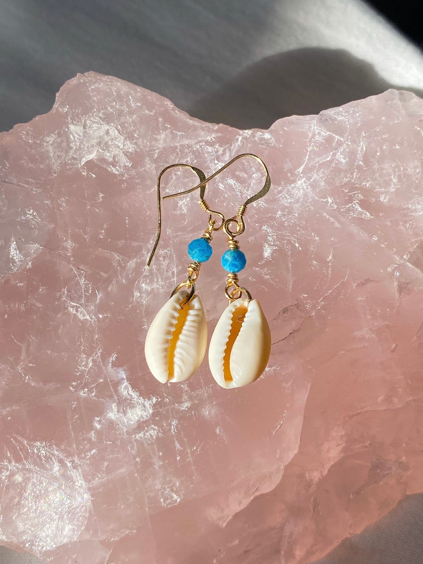 Gold earrings