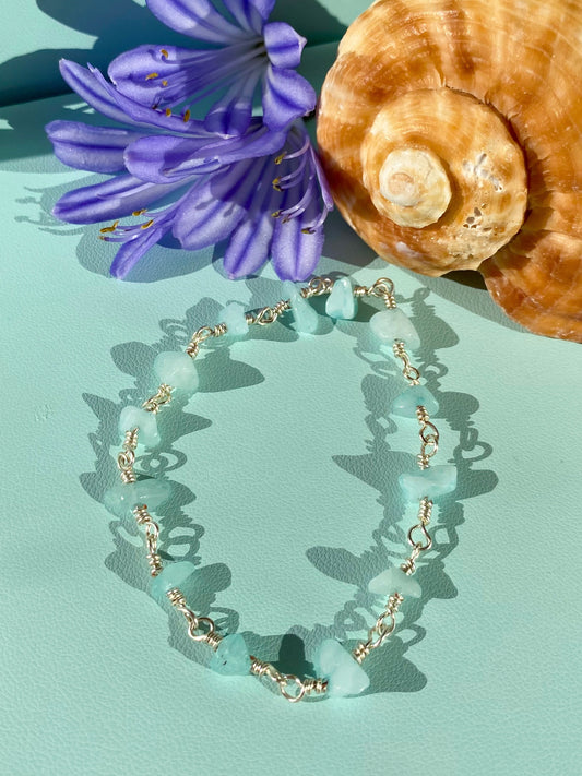 Aquamarine bracelet