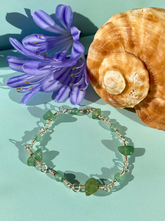 Green aventurine bracelet