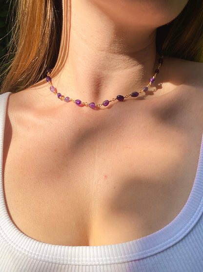 Amethyst necklace