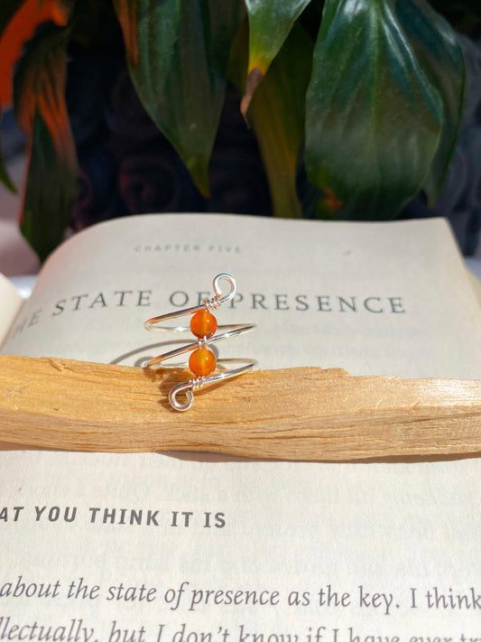 Carnelian essence ring