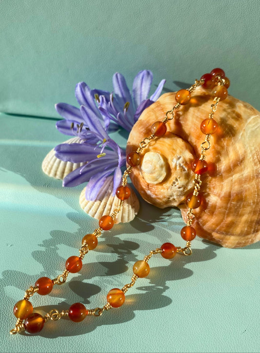 Carnelian necklace